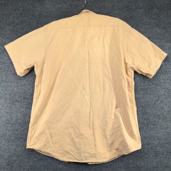 Carhartt Rugged Outdoor Wear Men's Button-Down Shirt Tan Large Vintage - Picture 6 of 13